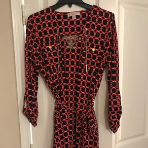 Michael Kors patterned chain dress